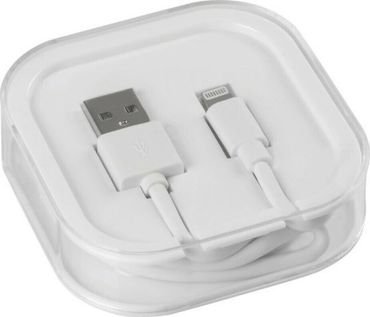 Lampa Essentials Line USB-A to Lightning Cable Λευκό 1m L3880.7