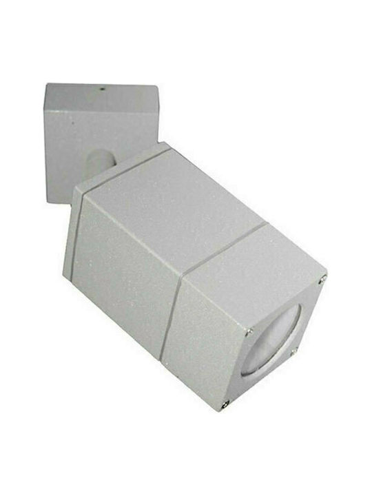 Adeleq Wall-Mounted Outdoor Spot GU10 IP54 63x63εκ.