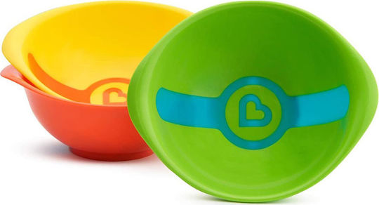 Munchkin Baby Food Bowl 12m+ made of Plastic Multicolour 3pcs