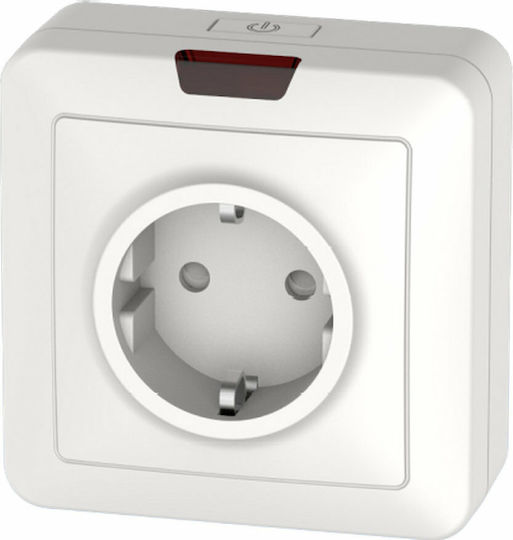 Master SW-IR40 Μονή Εξωτερική Πρίζα Ρεύματος Wi-Fi Λευκή