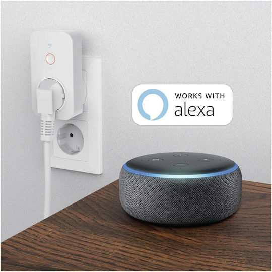 HAMA socket Μονή Εξωτερική Πρίζα Ρεύματος Wi-Fi Λευκή