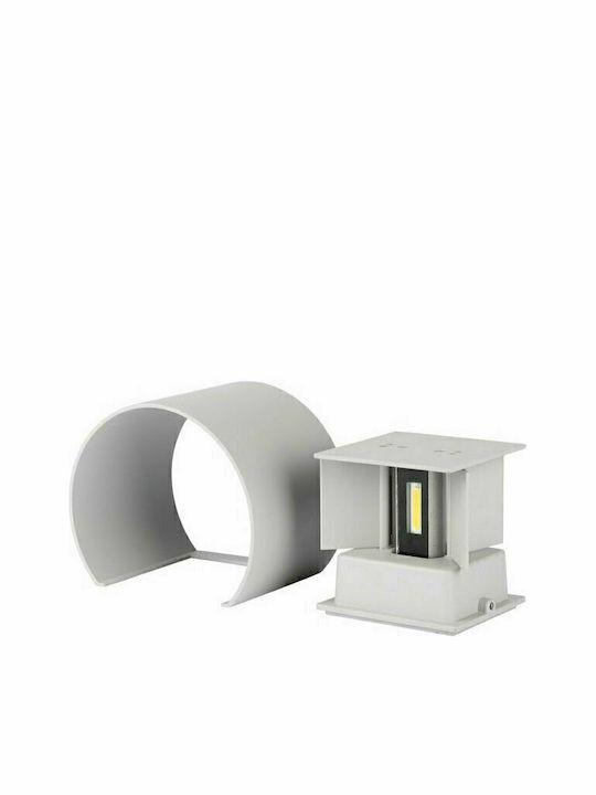 V-TAC VT-756 Spot de exterior montat pe perete E27 IP65 Dublu Fascicul 14x11.5x10εκ.