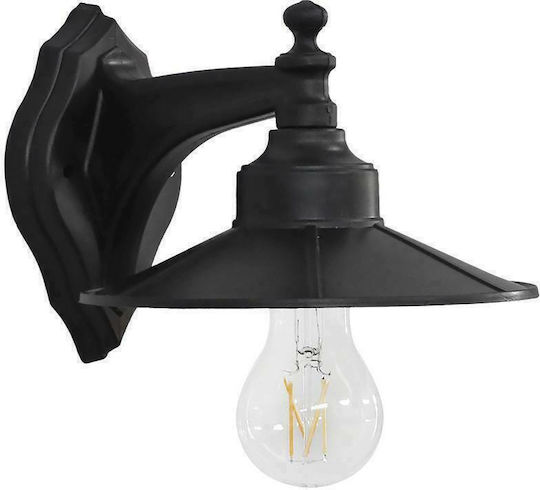 Heronia Lumină de Exterior cu Abajur Montată pe Perete E27 Heronia Lumină de Exterior cu Abajur Montată pe Perete E27