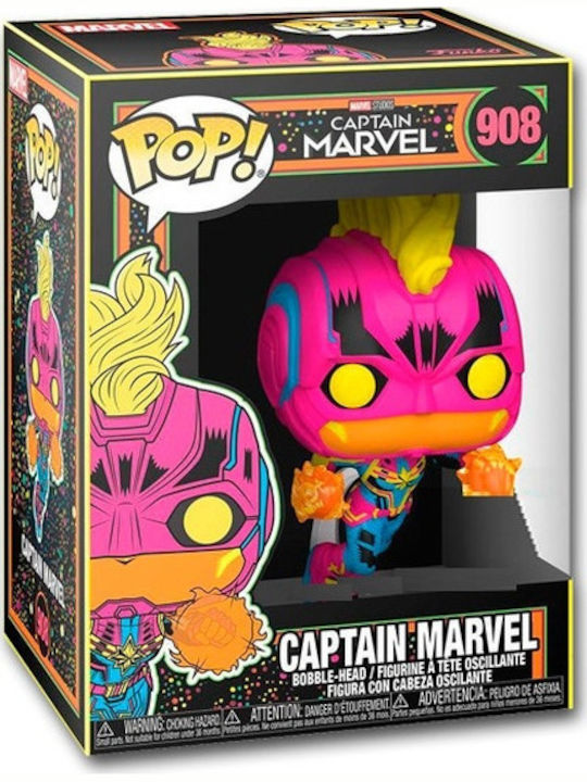 Funko Pop! Bobble-Head Marvel: Captain Marvel - Marvel 908 Special Edition