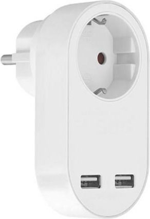 Com Un singur soclu cu 2 USB-A
