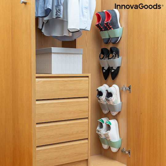 InnovaGoods Shohold Πλαστική Κρεμαστή Θήκη Αποθήκευσης για Παπούτσια 4τμχ