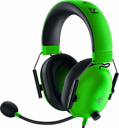 Razer BlackShark V2 X Over Ear Гейминг Слушалки с 3,5 мм Свързаност Зелени за Nintendo Switch / Nintendo Switch 2 / PC / PS4 / PS5 / XBOX