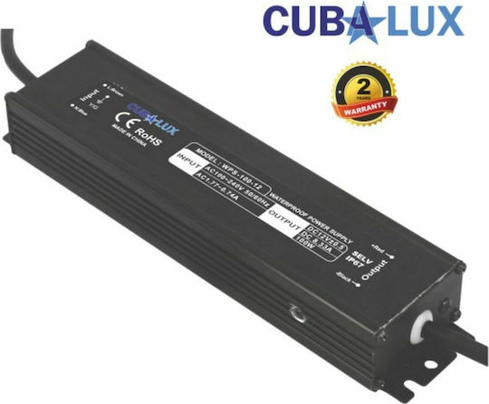 Cubalux Τροφοδοτικό LED Στεγανό IP67 Ισχύος 200W με Τάση Εξόδου 12V