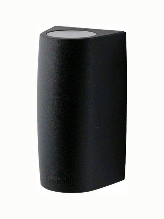 Fumagalli Marta 90 Επιτοίχιο Εξωτερικό Σποτ GU10 IP55 Διπλής Δέσμης