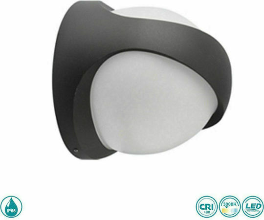 Sun Light Wall-Mounted Outdoor Ceiling Light LED IP65 12.5W 20.3x18εκ.