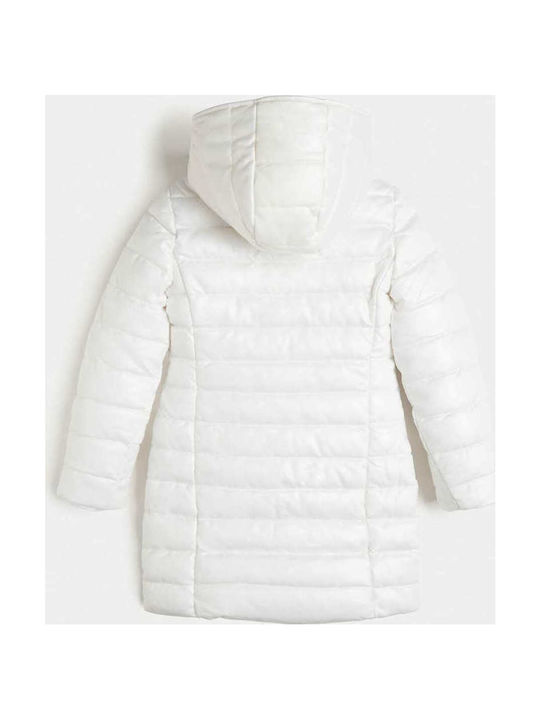 Guess Kids Parka Long Hooded White