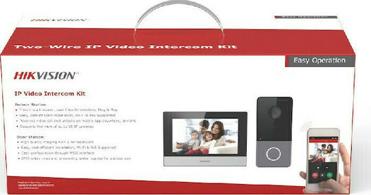 Hikvision Ασύρματο Σετ Θυροτηλεόρασης Wi-Fi
