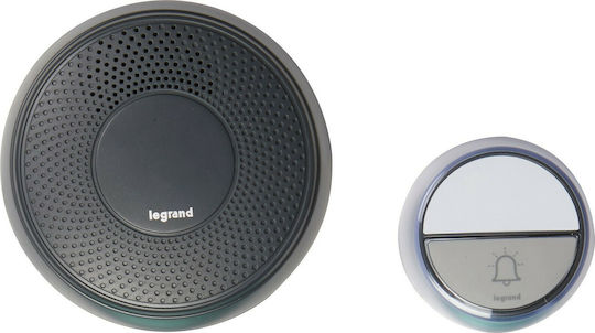 Legrand Comfort Sonerie de Ușă Fără Fir 8V Antracit Negru