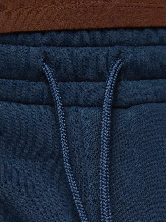Sweatpants with Elastic Navy Blue