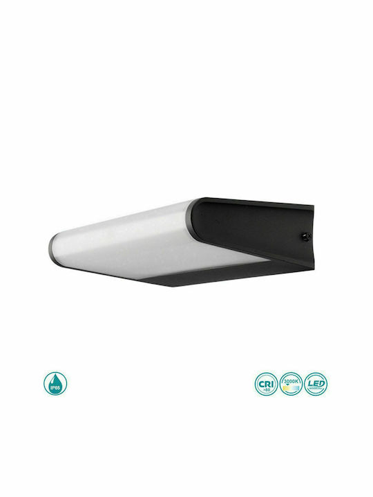 Sun Light Επιτοίχια Εξωτερική Πλαφονιέρα LED IP65 13W 20x5.2εκ.
