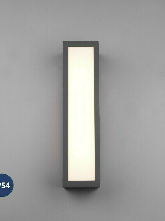 Trio Lighting Fuerte Wall-Mounted Outdoor Ceiling Light LED IP54 10.5W with Warm White Light 9x36εκ.