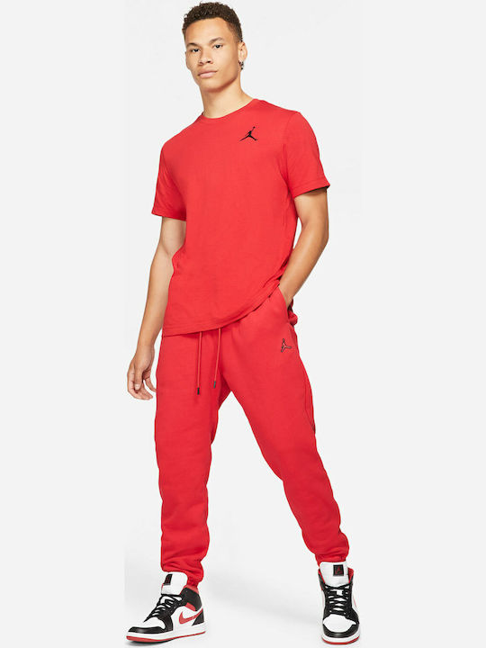 Sweatpants with Elastic Red