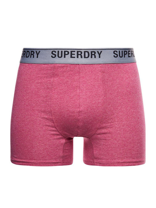 Ανδρικά Μποξεράκια Burgundy / Red / Pink 3Pack
