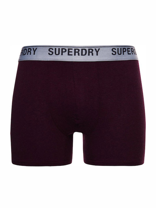 Ανδρικά Μποξεράκια Burgundy / Red / Pink 3Pack