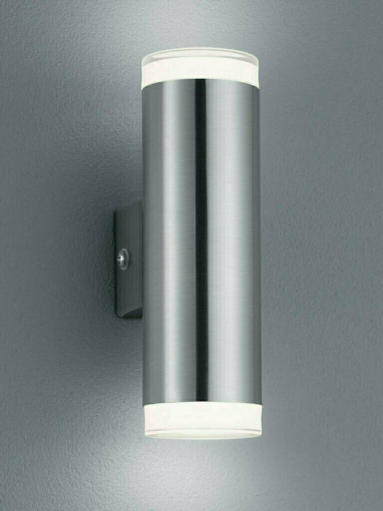 Trio Lighting Aracati Wandmontiertes Außen-Spotlight LED IP44 8W mit Warmweiß Licht Doppelstrahl 5x16εκ.