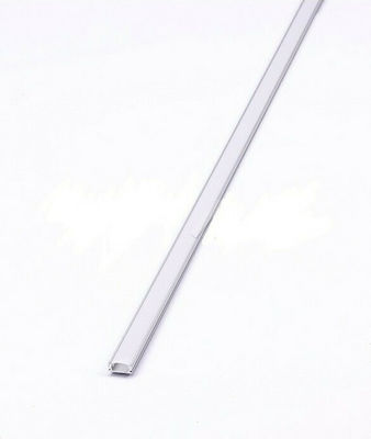 V-TAC External LED Strip Aluminum Profile with Opal Cover 200x1.7x0.7cm