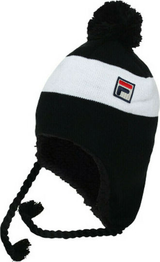 Earflap Γυναικείος Σκούφος σε Μαύρο χρώμα