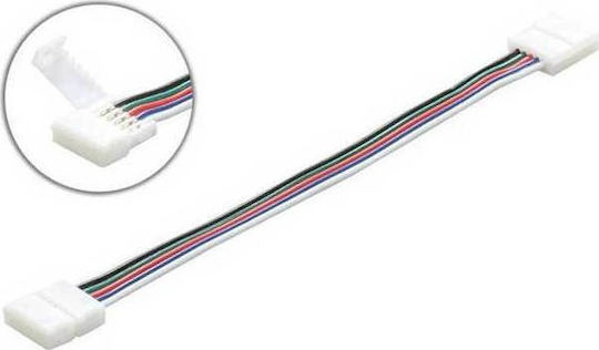 V-TAC Connector Εύκαμπτος σύνδεσμος για ταινία Led smd5050 RGB+W 2587