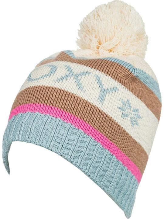 Maeley Γυναικείος Pom Pom Beanie Σκούφος σε Μπεζ χρώμα