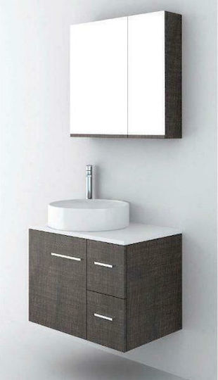 Orabella Solid Surface 70 Πάγκος χωρίς Νιπτήρα Μελαμίνη Μ70xΒ45xΥ50cm Orabella Solid Surface 70 Πάγκος χωρίς Νιπτήρα Μελαμίνη Μ70xΒ45xΥ50cm