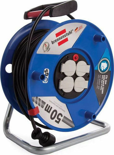 Brennenstuhl Extension Reel Cord 3 x 2.5mm²/40m Blue