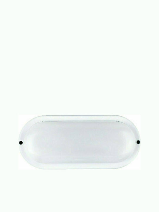 Aca Wall-Mounted Outdoor Turtle Light LED IP65 20W with Warm White Light 23x4.5x10.2εκ.
