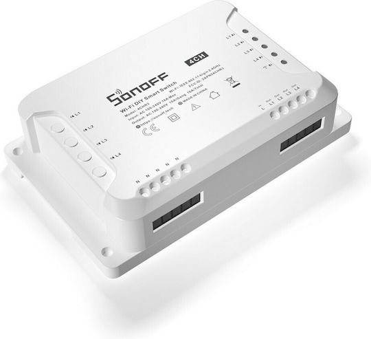 Sonoff 4-Kanal Intelligenter Schalter Wi-Fi 16A