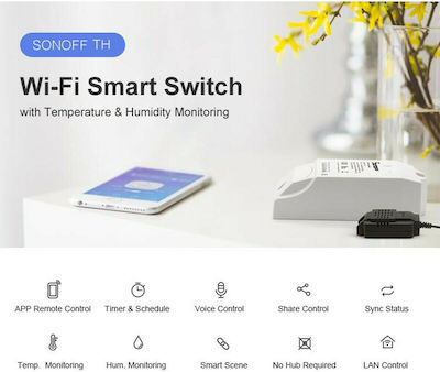 Sonoff TH10 Smart Intermediate Switch Wi-Fi