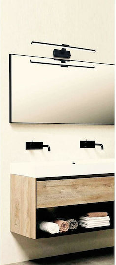 Viokef Jasper Modern Lamp Bathroom with Integrated LED and Warm White Light Black 59.5x6cm