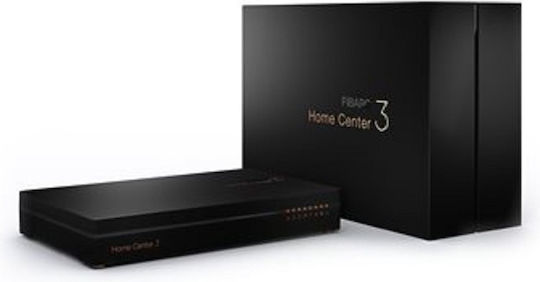 Fibaro Home Center 3 Smart Hub Συμβατό με Alexa / Google Home Μαύρο