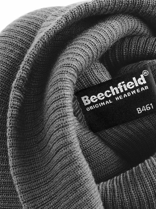 Beechfield B461 Beanie Frauen Beanie Gestrickt in Gray Farbe