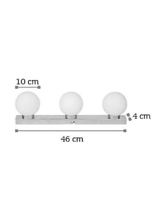 Inlight Modern Leuchte Wand mit Fassung G9 Weiß 46x4cm