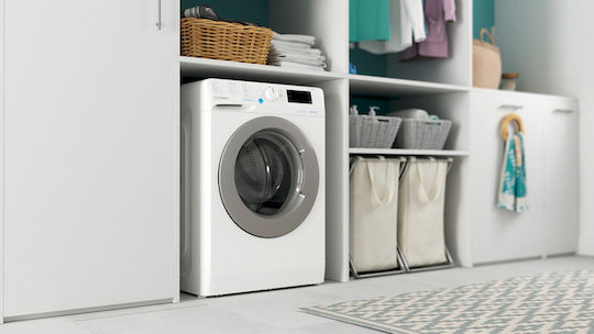 Indesit BWE 81485X WS EE N Mașină de Spălat Rufe 8kg 1351 Rotiri Echilibru Hidric Plus
