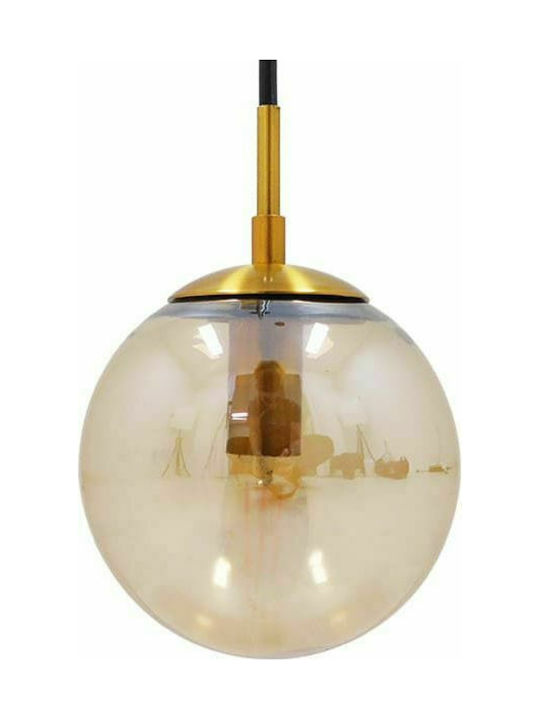 GloboStar Madison Μοντέρνο Φωτιστικό Τοίχου με Ντουί E27 Χρυσό 15x15εκ.