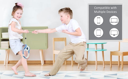 eKids FR-140 Жични On Ear Слушалки Светлосини
