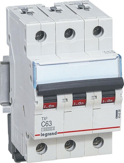 Legrand Automatic Circuit Breaker 20A Triple-pole AC 403546