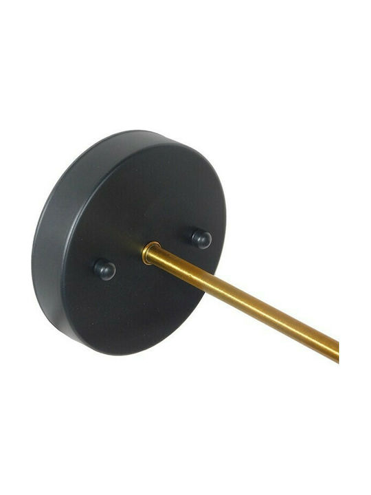 GloboStar Industrial Wall Lamp with E27 Socket Black 21cm