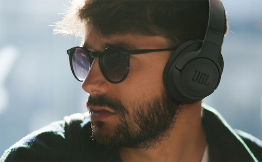 JBL E45BT Ασύρματα / Ενσύρματα On Ear Ακουστικά με 16 ώρες Λειτουργίας Μαύρα JBLE45BTBLK