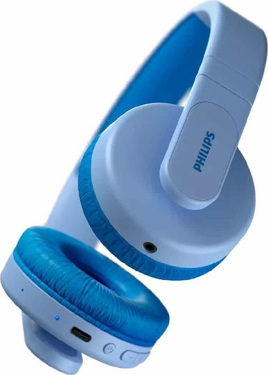 Philips TAK4206 Kabellos / Kabelgebunden Kinder Am Ohr Kopfhörer mit 28 Stunden Betriebszeit und Quick Charge Blau