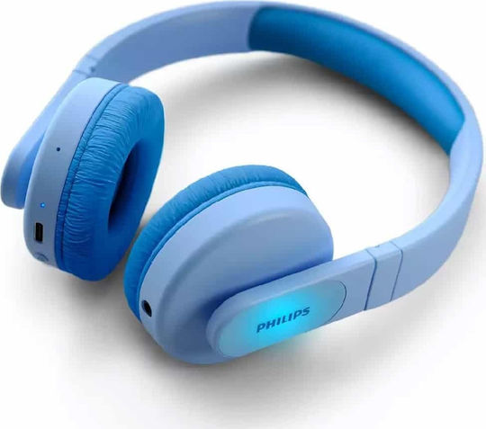 Philips TAK4206 Kabellos / Kabelgebunden Kinder Am Ohr Kopfhörer mit 28 Stunden Betriebszeit und Quick Charge Blau