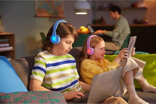 Philips TAK4206 Kabellos / Kabelgebunden Kinder Am Ohr Kopfhörer mit 28 Stunden Betriebszeit und Quick Charge Blau
