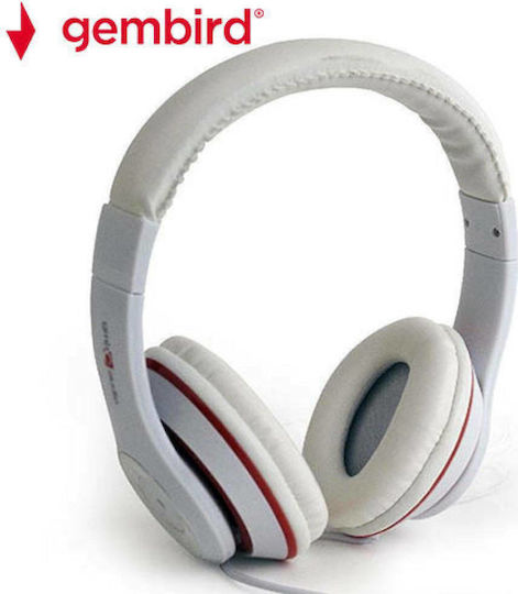 Gembird Los Angeles Wired Over Ear Headphones White