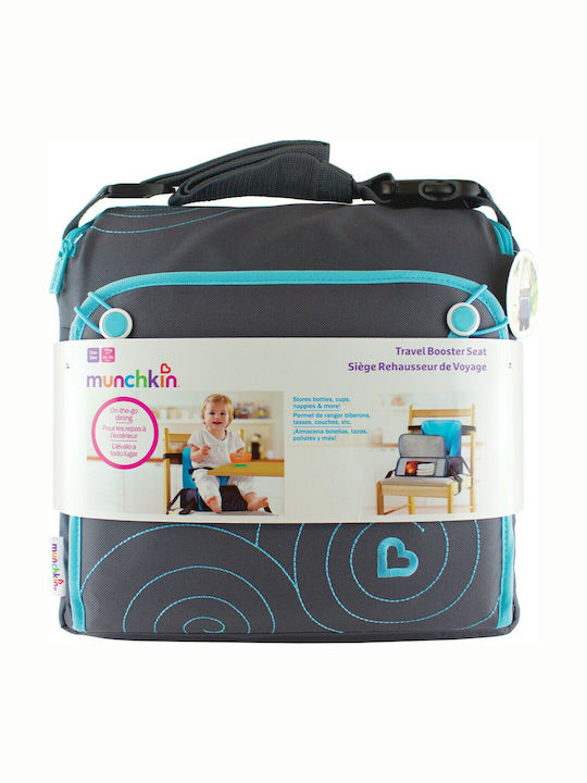 Munchkin Portable Fabric Booster Seat for Chair GoBoost Ocean Blue