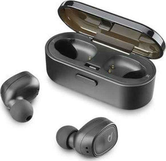 Cellular Line Shadow In-ear Bluetooth Handsfree Căști cu Carcasă de Încărcare Negru