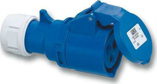 PCElectric Female Industrial Socket Female Plug 3P 16A IP44 213-6